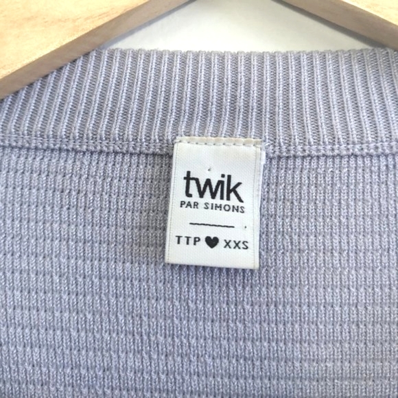 Twik Loose Ottoman Sweater, Lavender, XXS - Picture 3 of 11